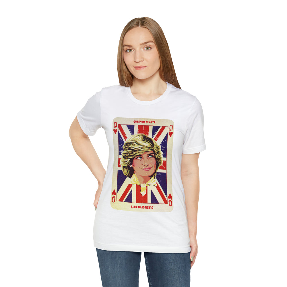 Queen Of Hearts [UK-Printed] - Unisex Jersey Short Sleeve Tee