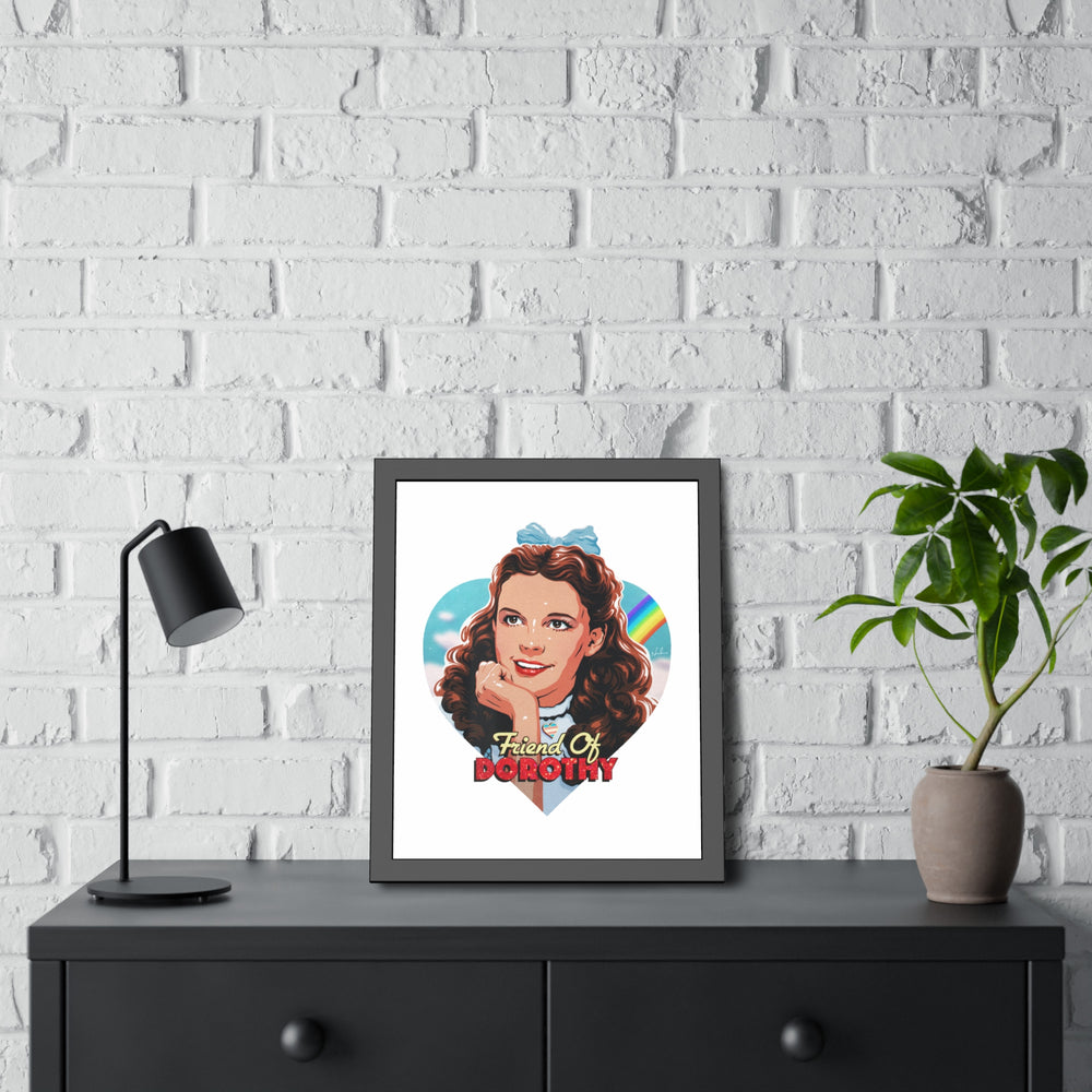 FRIEND OF DOROTHY [Coloured-BG] - Framed Paper Posters