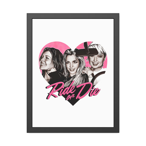 RIDE OR DIE - Framed Paper Posters