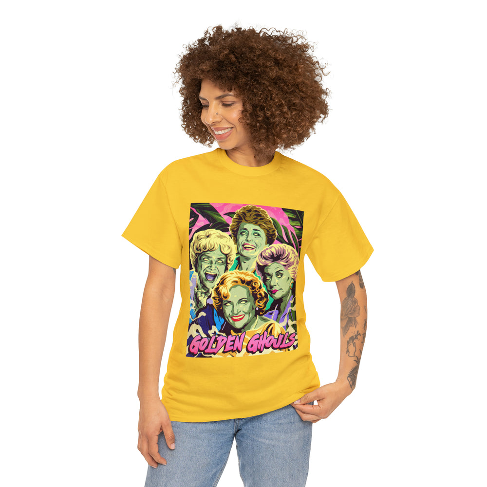 GOLDEN GHOULS [Australian-Printed] - Unisex Heavy Cotton Tee