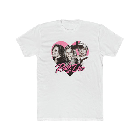 RIDE OR DIE - Men's Cotton Crew Tee