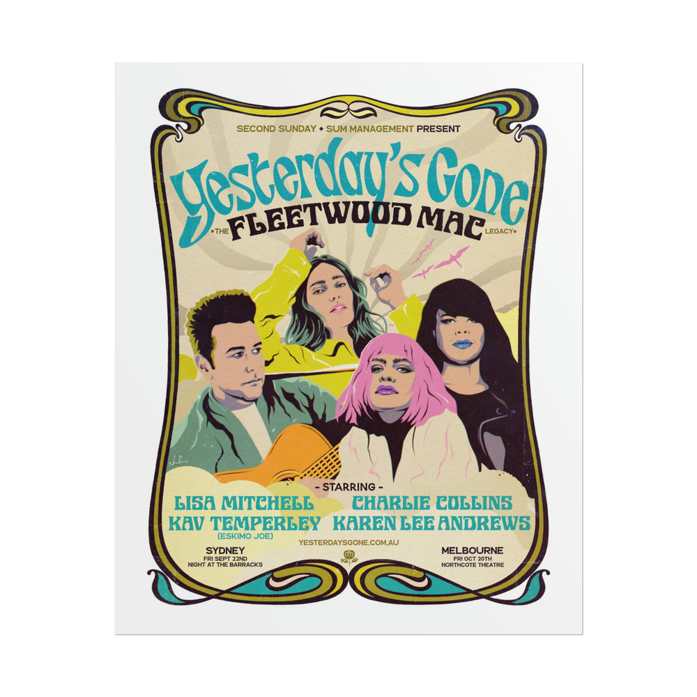 Yesterday's Gone - The Fleetwood Mac Legacy (Australian-Printed) - Rolled Posters