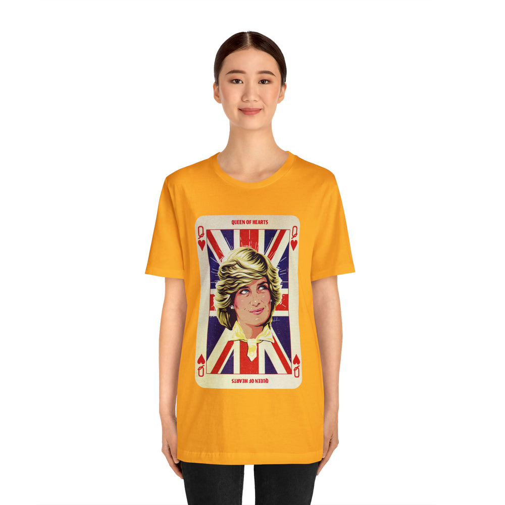 Queen Of Hearts [UK-Printed] - Unisex Jersey Short Sleeve Tee