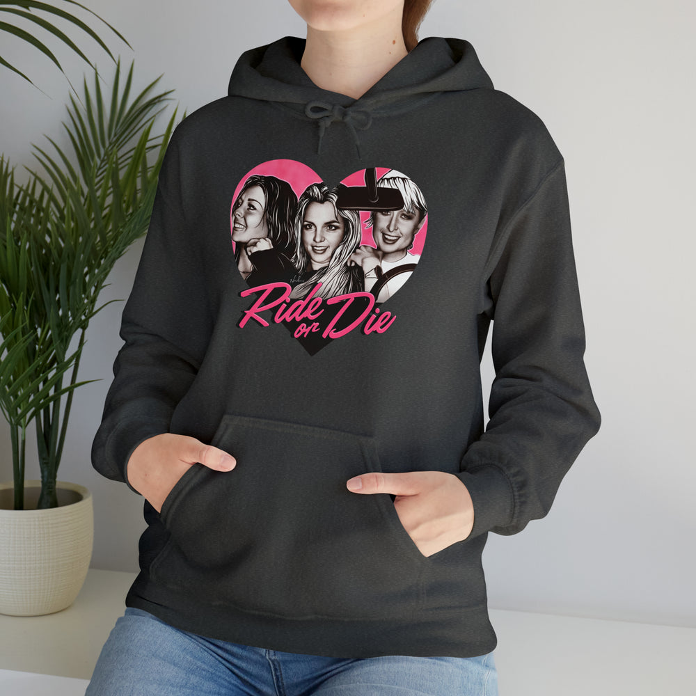 RIDE OR DIE [Australian-Printed] - Unisex Heavy Blend™ Hooded Sweatshirt