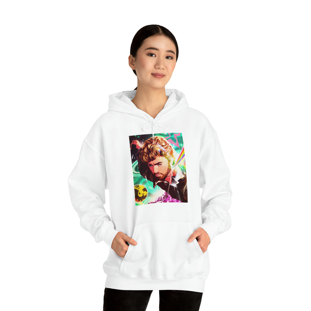 GALACTIC GEORGE [Australian-Printed] - Unisex Heavy Blend™ Hooded Sweatshirt