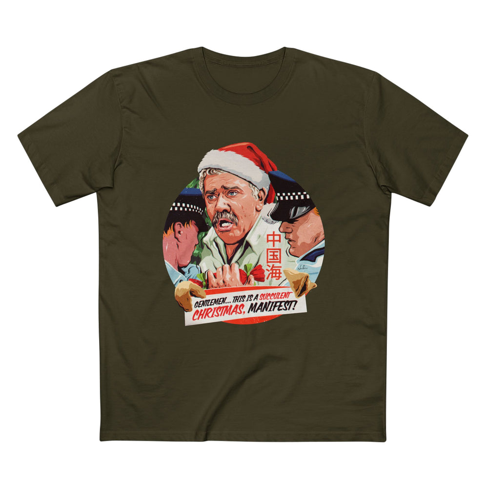 GENTLEMEN... THIS IS A SUCCULENT CHRISTMAS, MANIFEST! [Australian-Printed] Men's Staple Tee