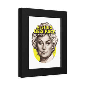 RESTING BEA FACE - Framed Paper Posters