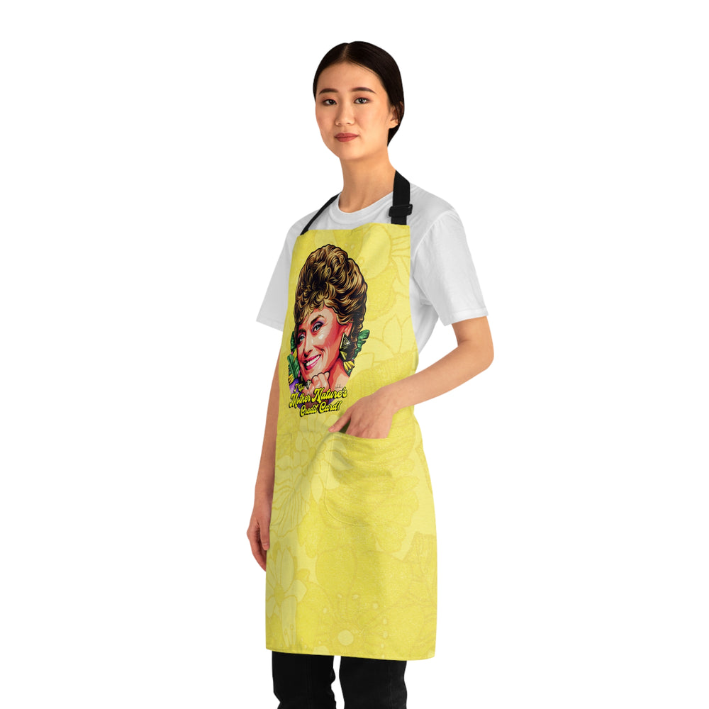 I Use Mother Nature’s Credit Card! - Apron (AOP)
