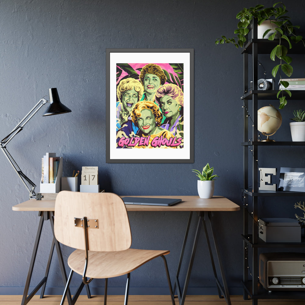 GOLDEN GHOULS - Framed Paper Posters