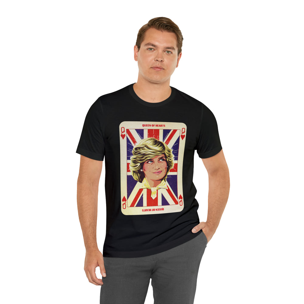 Queen Of Hearts [UK-Printed] - Unisex Jersey Short Sleeve Tee