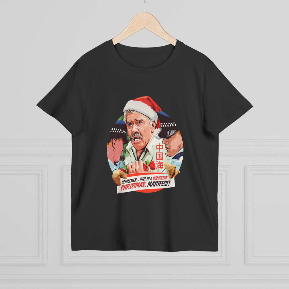 GENTLEMEN... THIS IS A SUCCULENT CHRISTMAS, MANIFEST! [Australian-Printed] - Women’s Maple Tee
