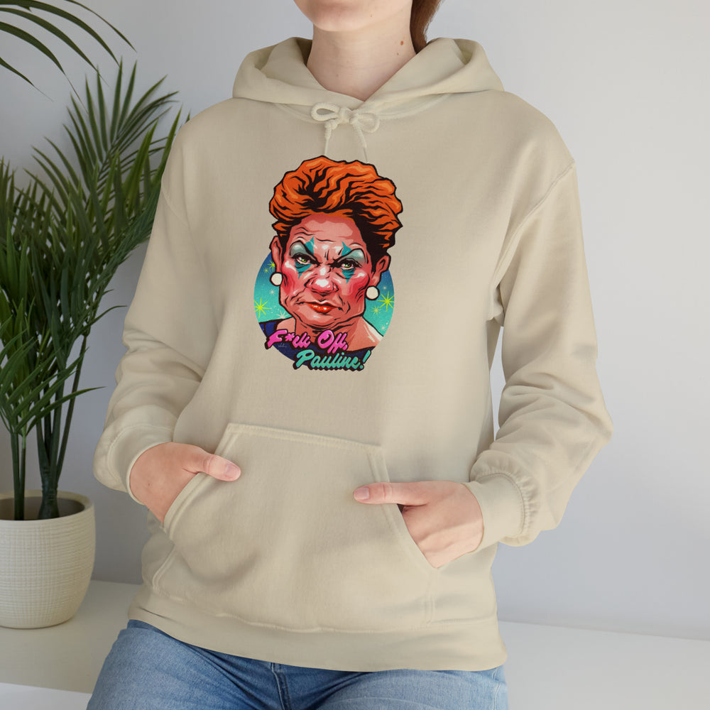 F*ck Off, Pauline! [Australian-Printed] - Unisex Heavy Blend™ Hooded Sweatshirt