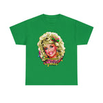 Have A Holly Dolly Christmas! [Australian-Printed] - Unisex Heavy Cotton Tee