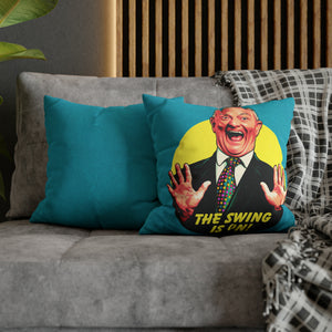 The Swing Is On! - Spun Polyester Square Pillow Case 16x16" (Slip Only)