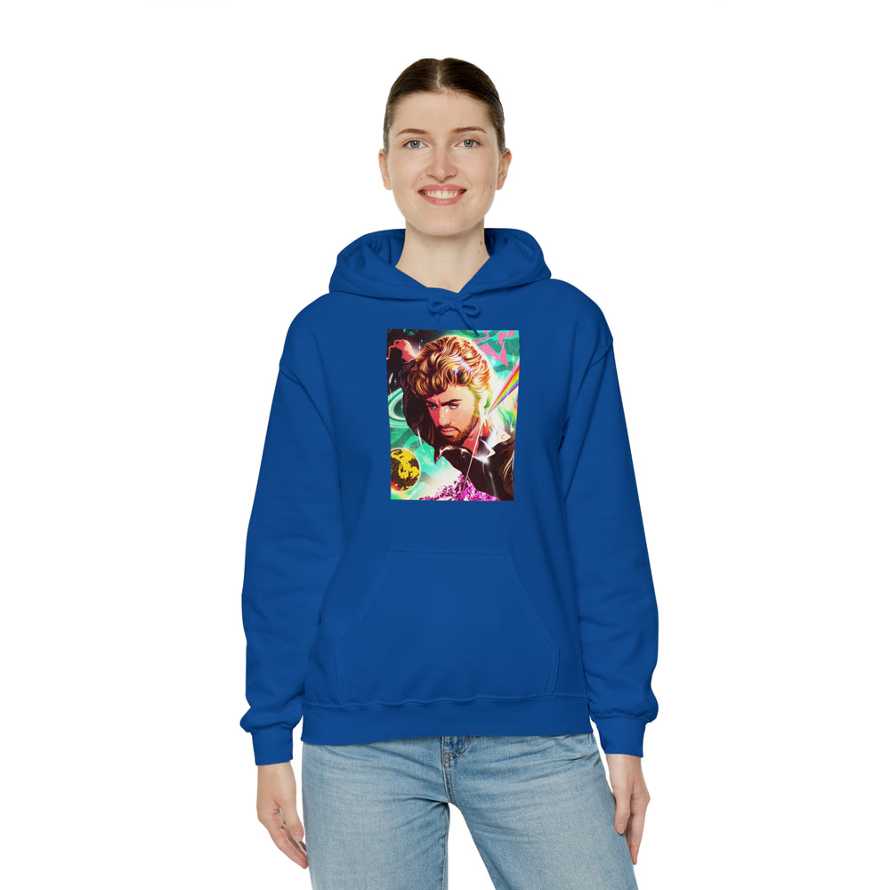 GALACTIC GEORGE [Australian-Printed] - Unisex Heavy Blend™ Hooded Sweatshirt