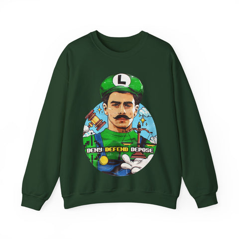 DENY DEFEND DEPOSE [UK-Printed] - Unisex Heavy Blend™ Crewneck Sweatshirt
