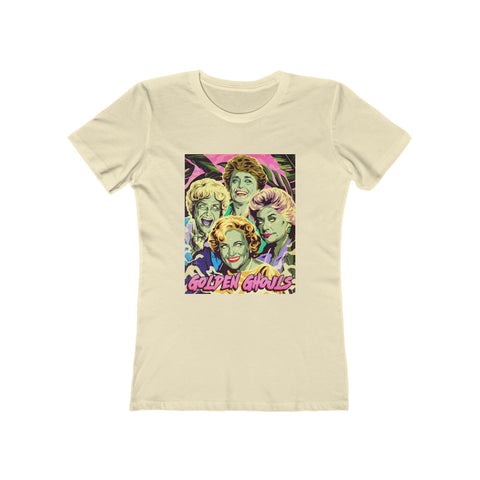 GOLDEN GHOULS [US-Printed] - Women's The Boyfriend Tee
