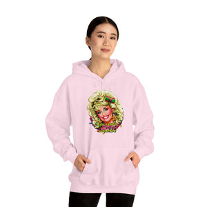 Have A Holly Dolly Christmas! [Australian-Printed] - Unisex Heavy Blend™ Hooded Sweatshirt