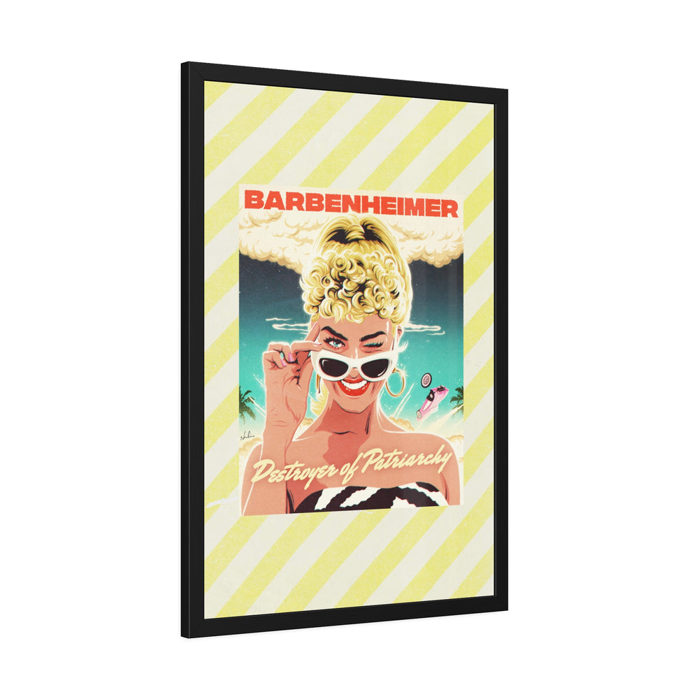 BARBENHEIMER [Coloured-BG] - Framed Paper Posters