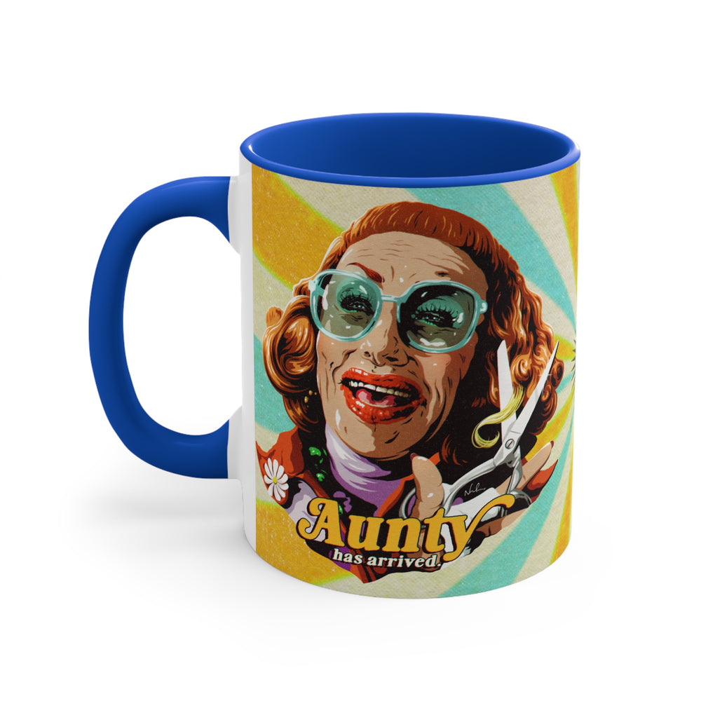 Aunty Has Arrived - 11oz Accent Mug (Australian Printed)