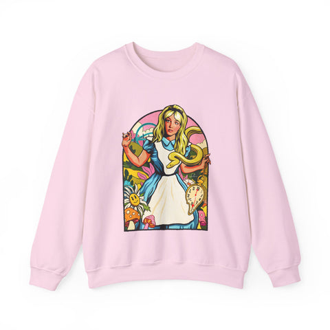 Down The Rabbit Hole [US-Printed] - Unisex Heavy Blend™ Crewneck Sweatshirt