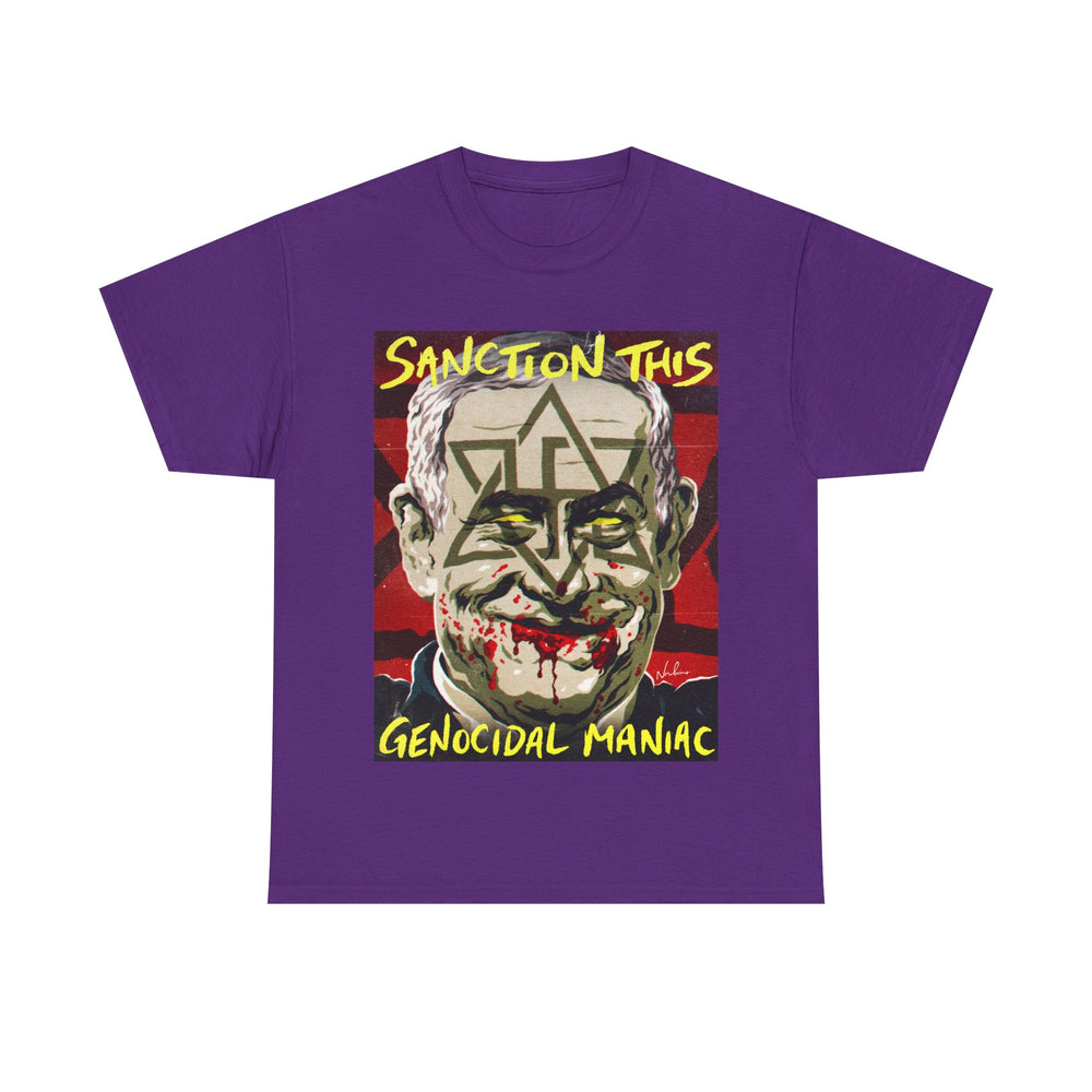 Sanction This Genocidal Maniac [Australian-Printed] - Unisex Heavy Cotton Tee