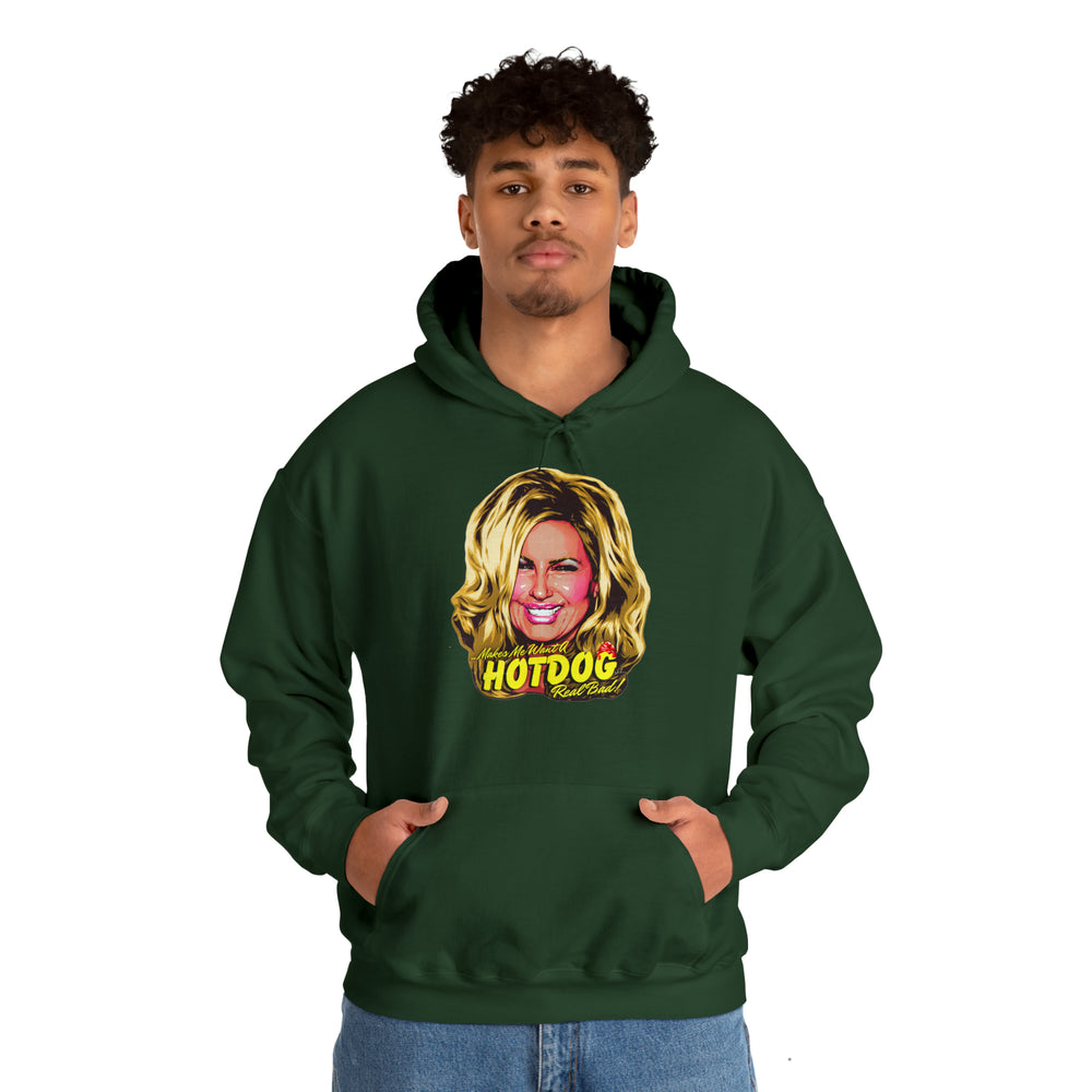 Makes Me want A Hot Dog Real Bad! [Australian-Printed] - Unisex Heavy Blend™ Hooded Sweatshirt