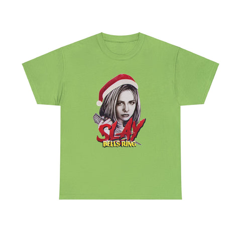 Slay Bells Ring [Australian-Printed] - Unisex Heavy Cotton Tee
