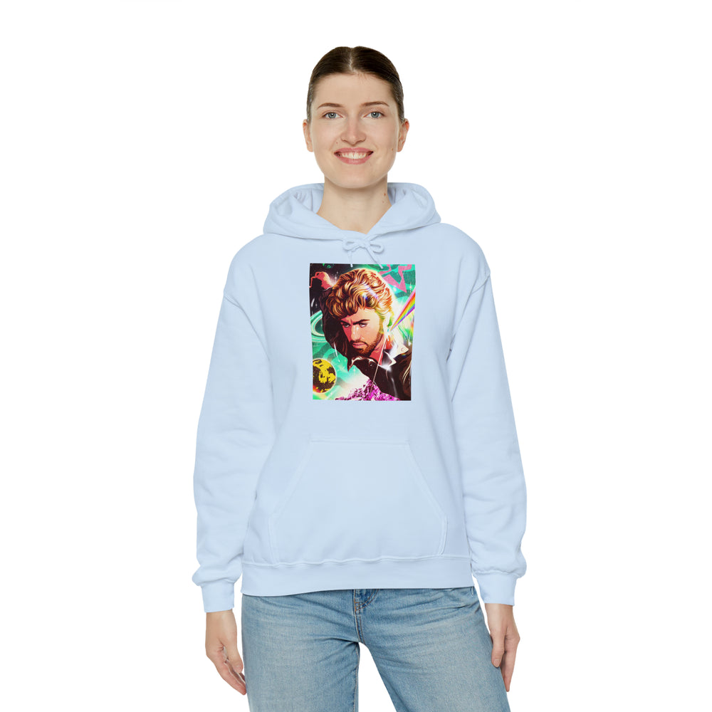 GALACTIC GEORGE [Australian-Printed] - Unisex Heavy Blend™ Hooded Sweatshirt