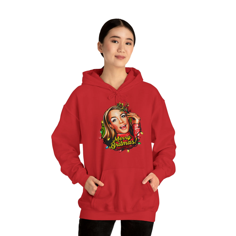 Merry Britmas! [Australian-Printed] - Unisex Heavy Blend™ Hooded Sweatshirt