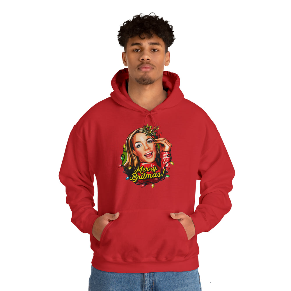 Merry Britmas! [Australian-Printed] - Unisex Heavy Blend™ Hooded Sweatshirt