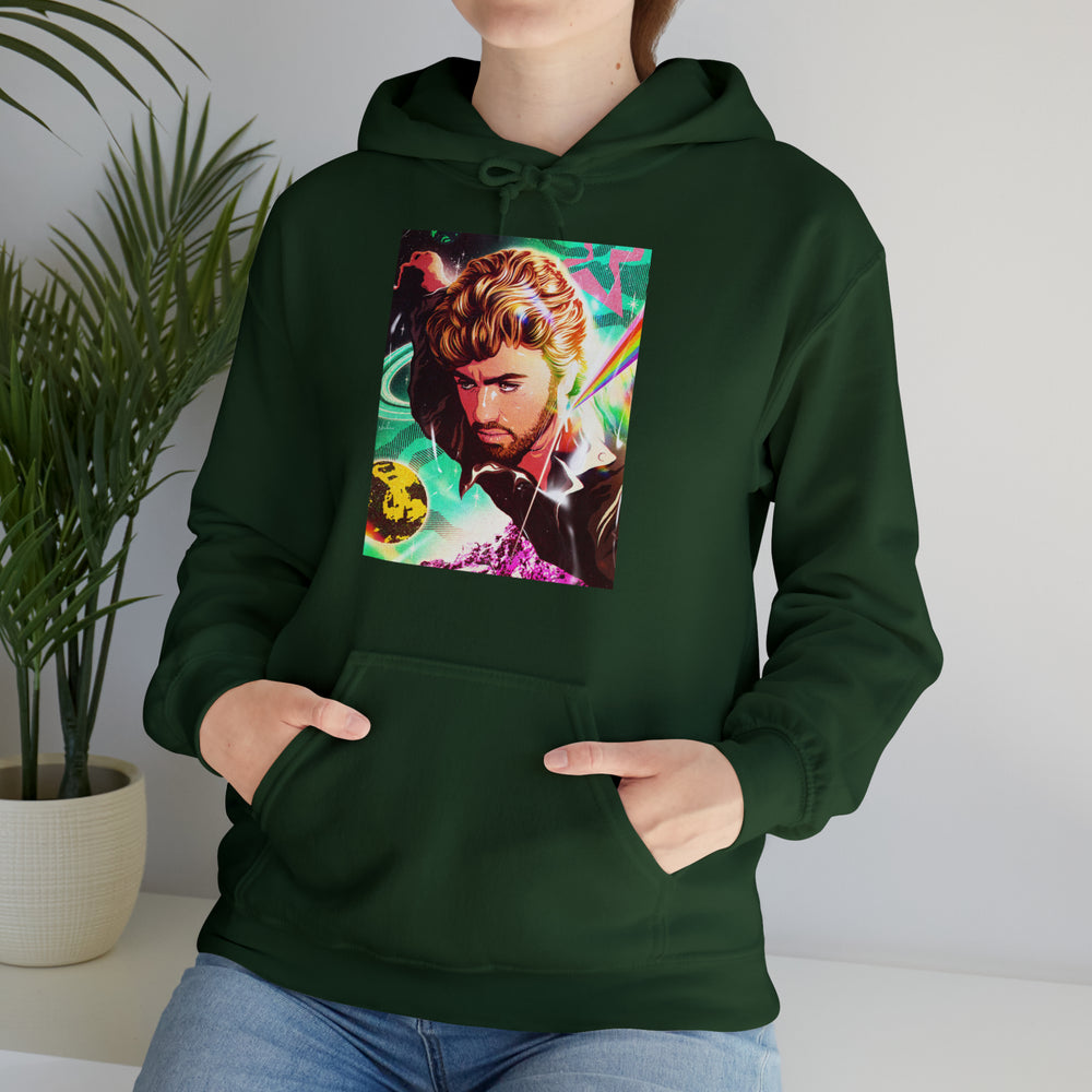 GALACTIC GEORGE [Australian-Printed] - Unisex Heavy Blend™ Hooded Sweatshirt