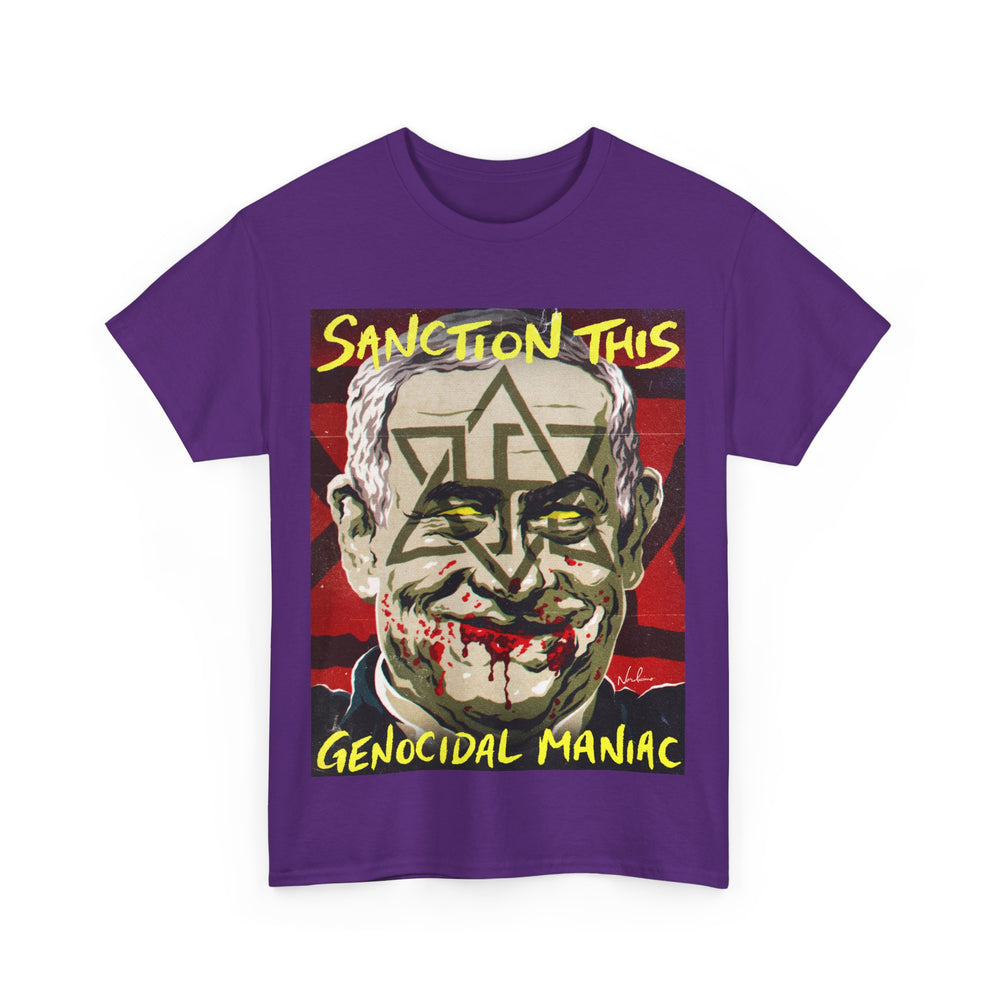 Sanction This Genocidal Maniac [Australian-Printed] - Unisex Heavy Cotton Tee