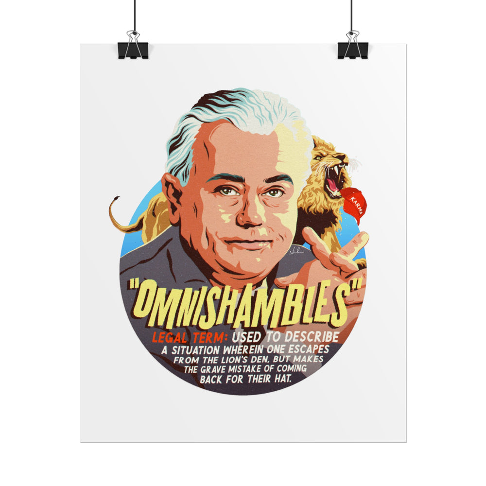 OMNISHAMBLES - Rolled Posters