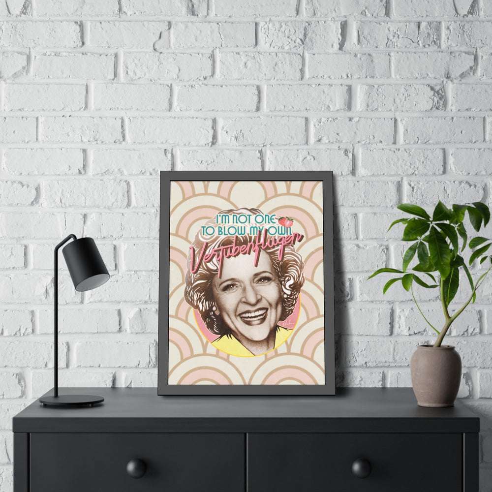 ROSE [Coloured-BG] - Framed Paper Posters