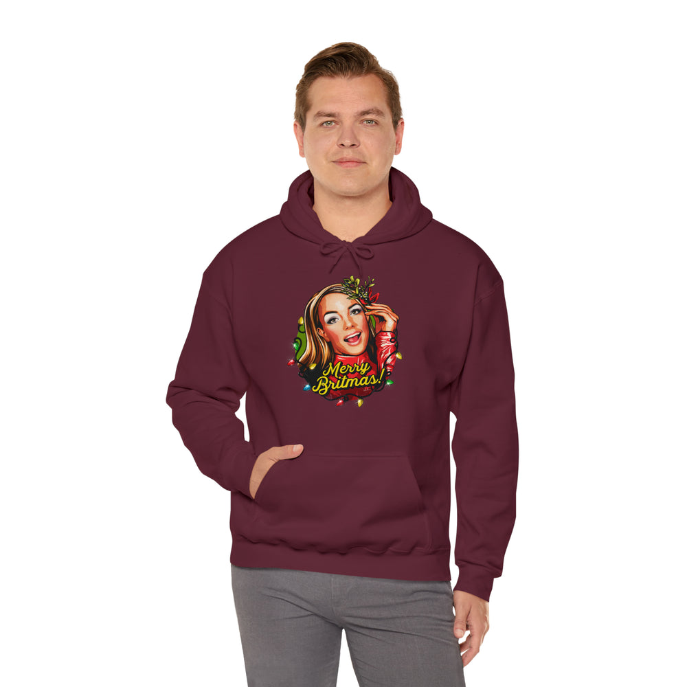 Merry Britmas! [Australian-Printed] - Unisex Heavy Blend™ Hooded Sweatshirt