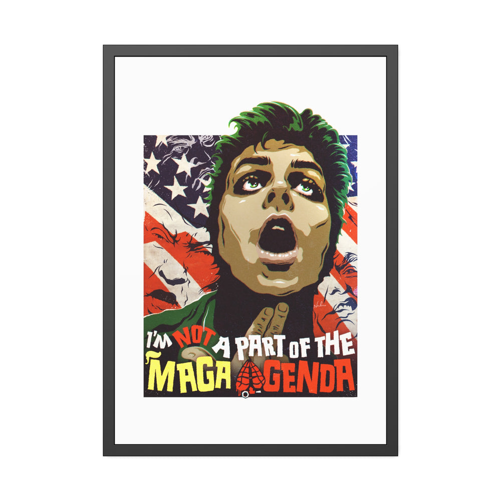 MAGA AGENDA - Framed Paper Posters