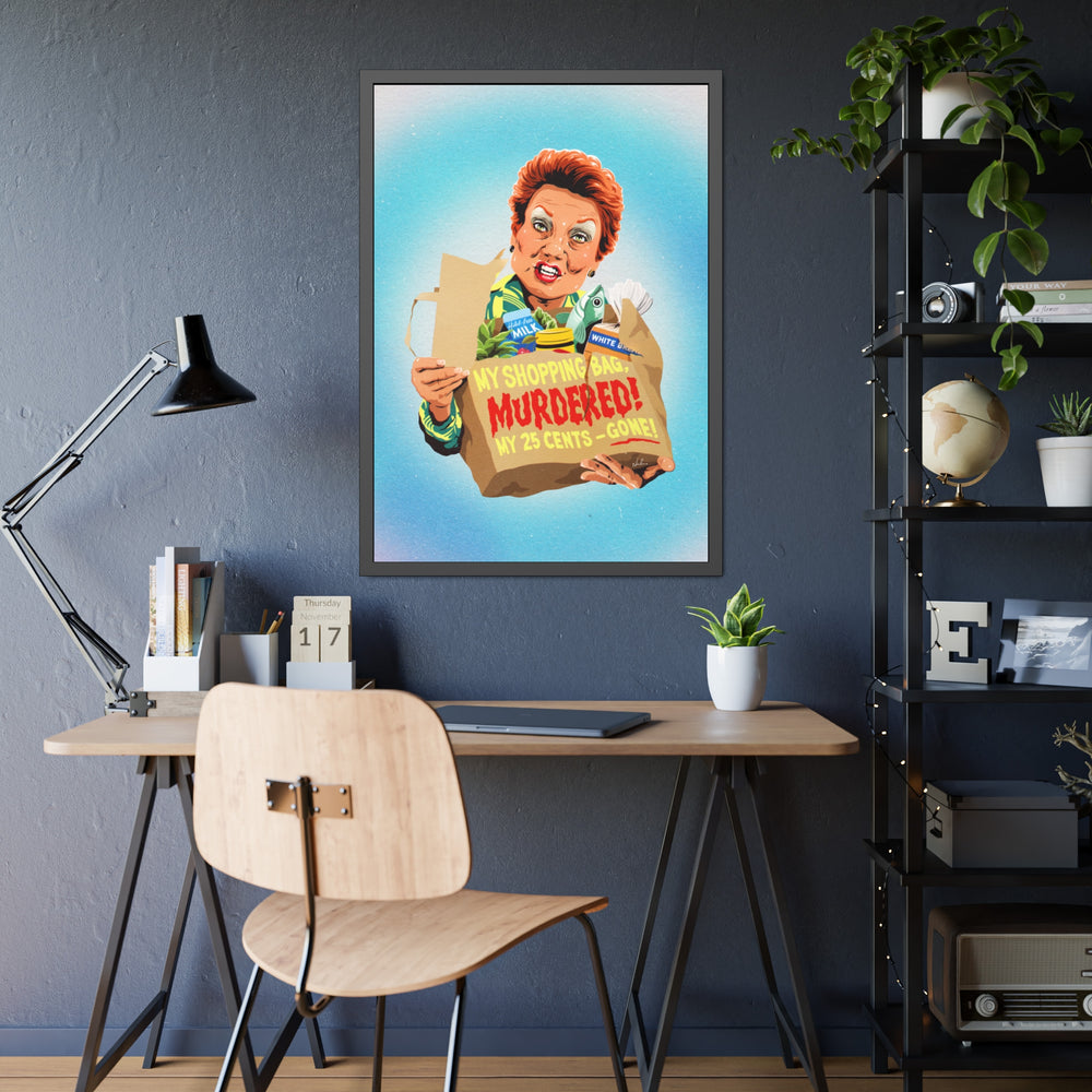 My Shopping Bag, Murdered! - Framed Paper Posters
