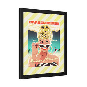 BARBENHEIMER [Coloured-BG] - Framed Paper Posters