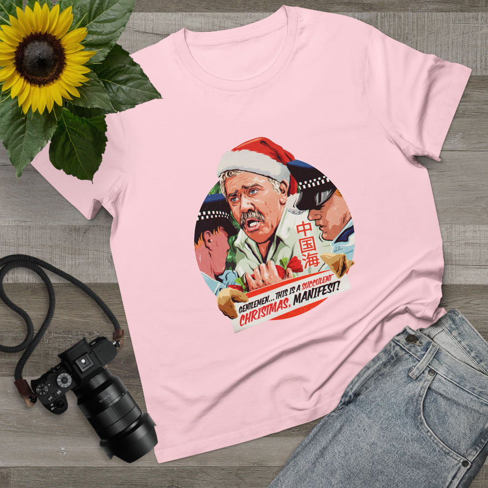 GENTLEMEN... THIS IS A SUCCULENT CHRISTMAS, MANIFEST! [Australian-Printed] - Women’s Maple Tee