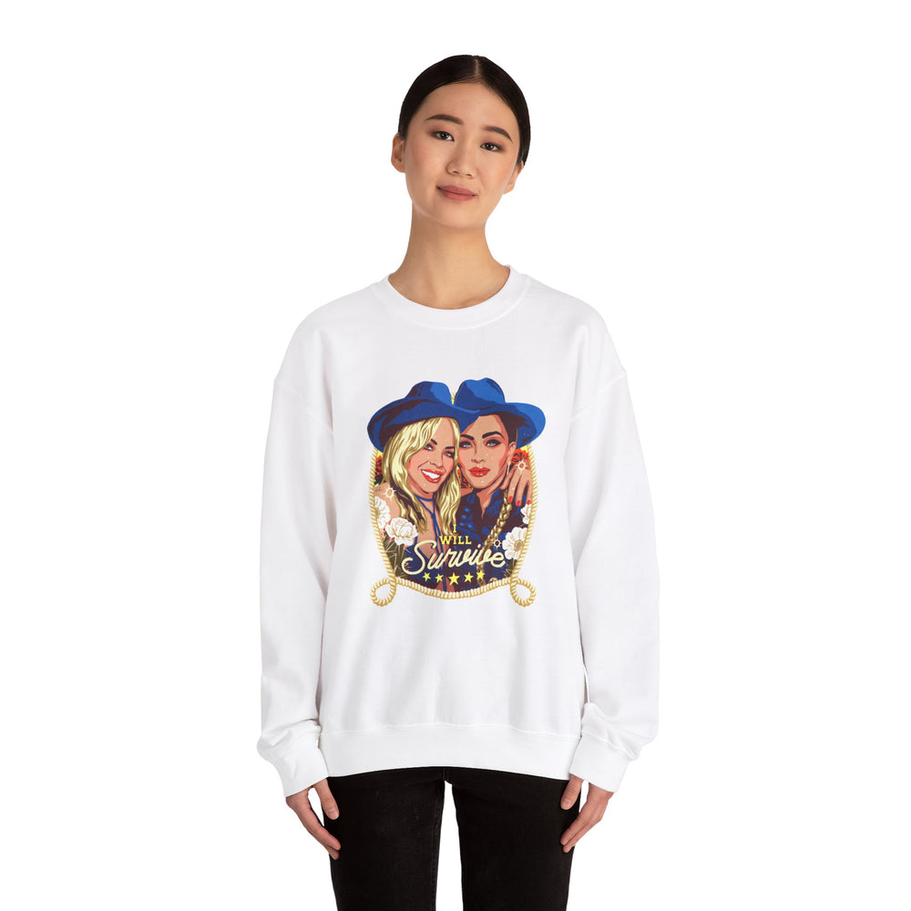 I WILL SURVIVE [Australian-Printed] - Unisex Heavy Blend™ Crewneck Sweatshirt