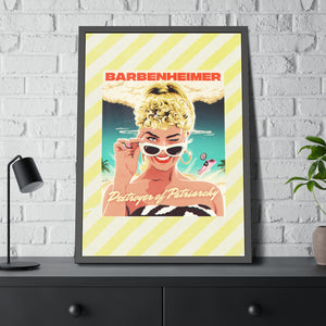 BARBENHEIMER [Coloured-BG] - Framed Paper Posters