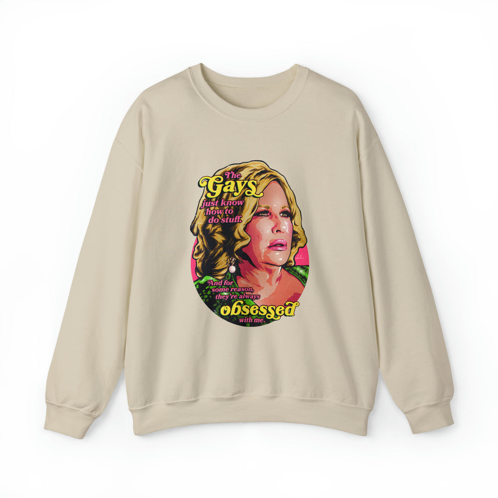 The Gays Just Know How To Do Stuff [Australian-Printed] Unisex Heavy Blend™ Crewneck Sweatshirt