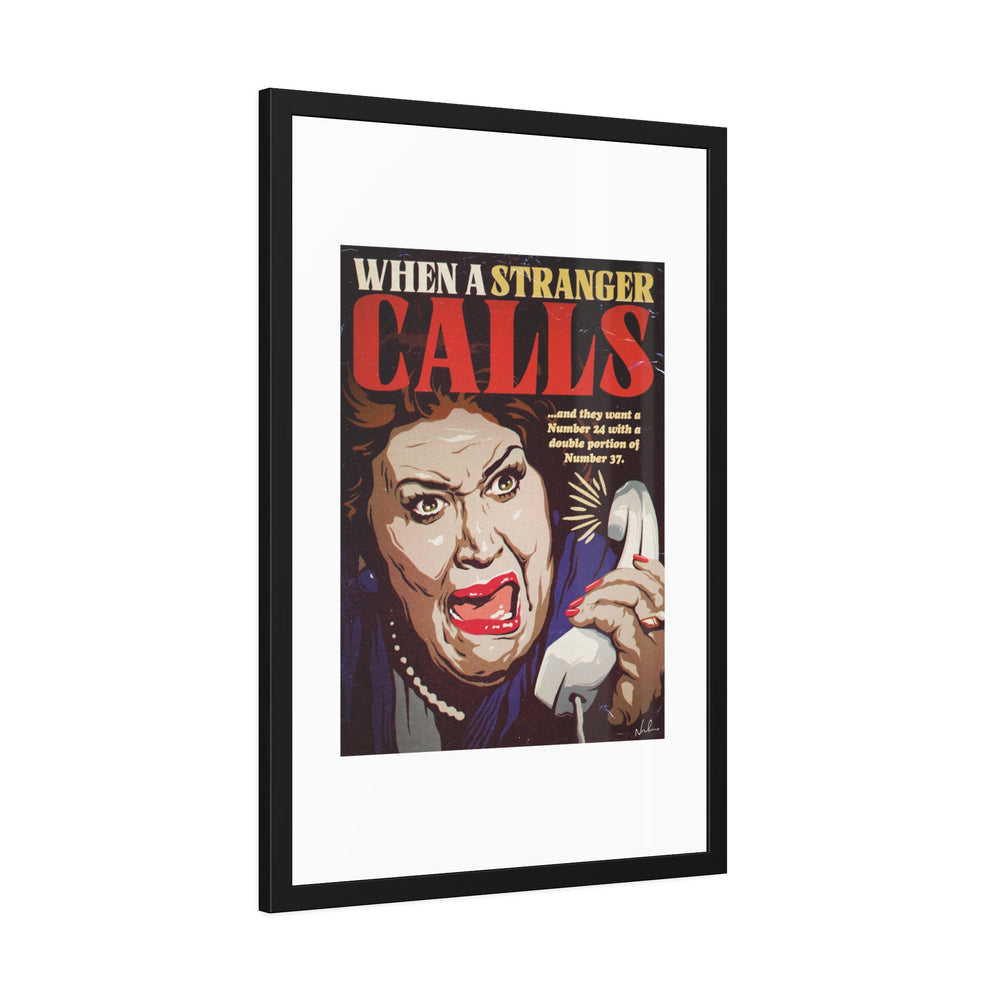 When A Stranger Calls - Framed Paper Posters