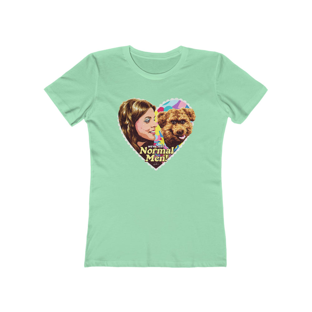 We're Just Normal Men [US-Printed] - Women's The Boyfriend Tee