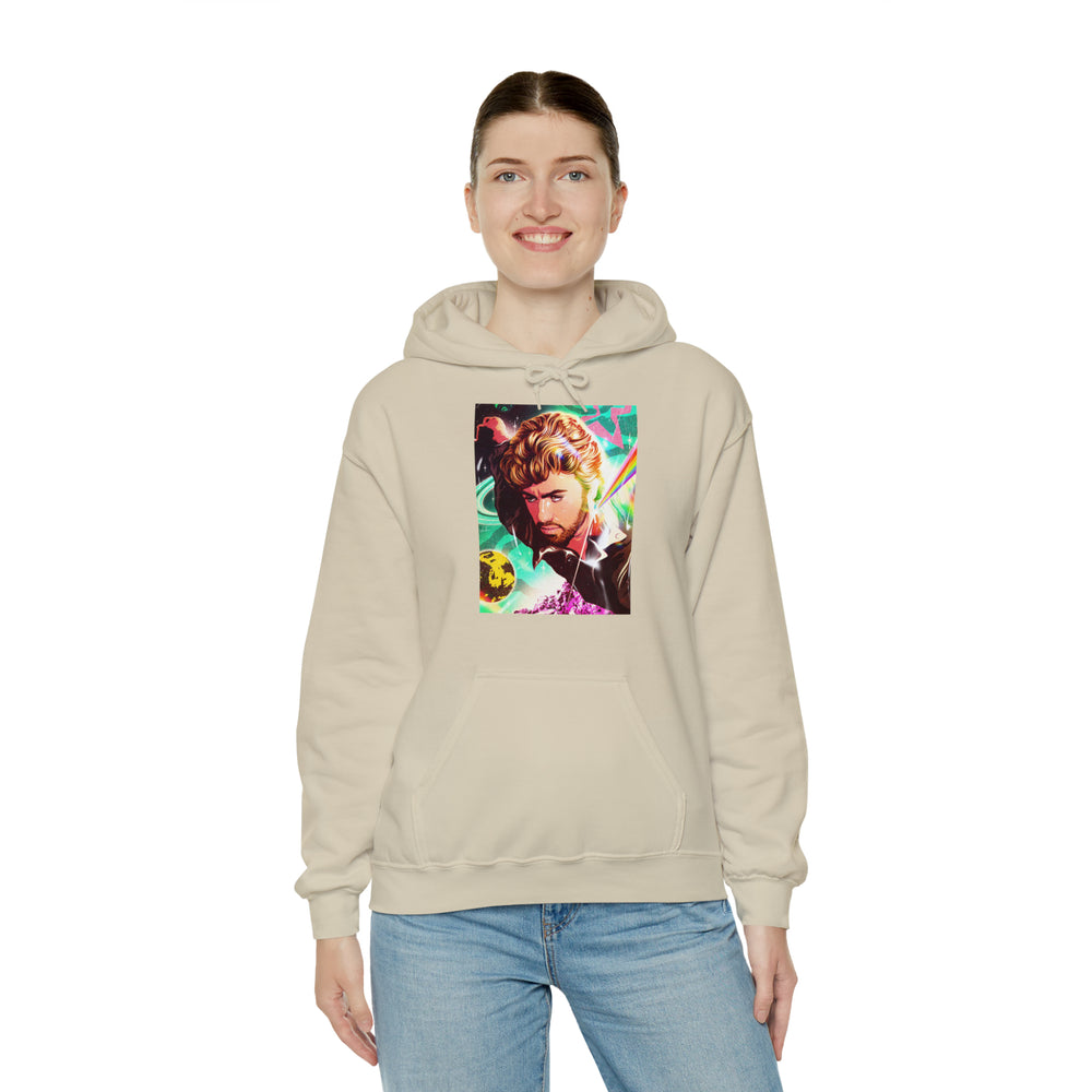 GALACTIC GEORGE [Australian-Printed] - Unisex Heavy Blend™ Hooded Sweatshirt