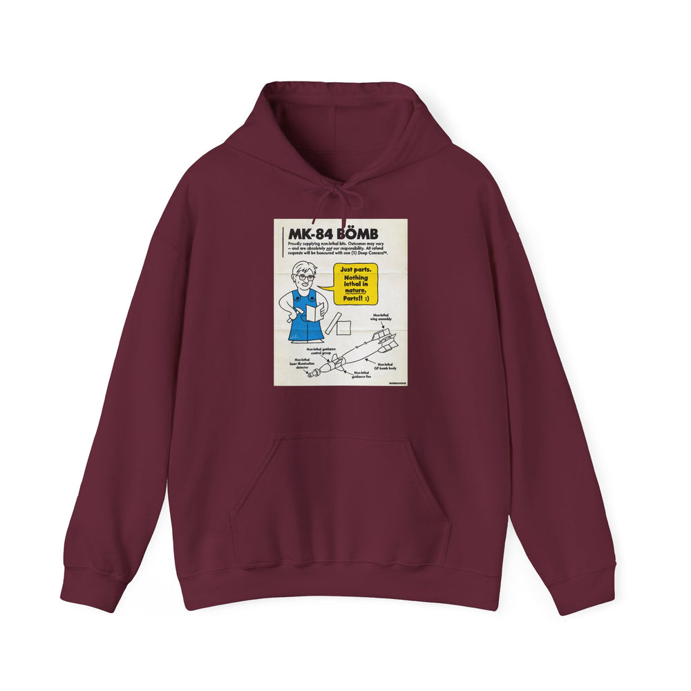Nothing Lethal in Nature™ [Australian-Printed] - Unisex Heavy Blend™ Hooded Sweatshirt