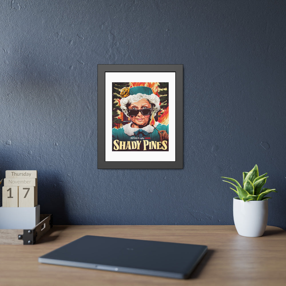 SHADY PINES - Framed Paper Posters