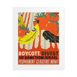 Boycott, Divest And Sanction (Australian-Printed) - Rolled Posters