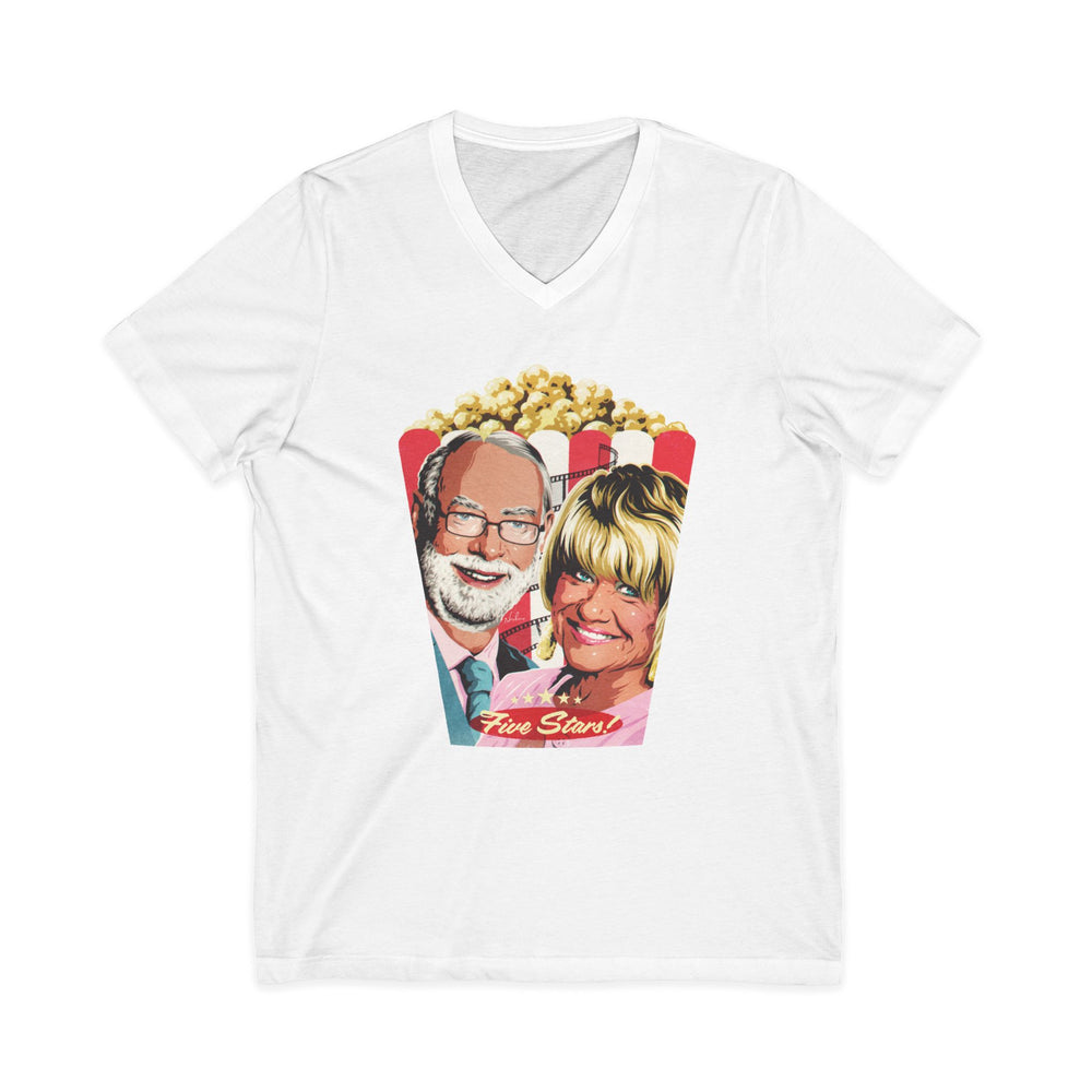 FIVE STARS! [US-Printed] - Unisex Jersey Short Sleeve V-Neck Tee